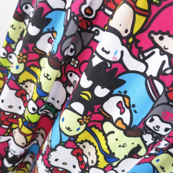 RARE Japan LA for Sanrio Fit and Flare Skater Dress, All Over Pattern Size M - Picture 5 of 9